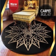 KARPET BULAT/ROUND CARPET/KARPET SHINING/180X180CM
