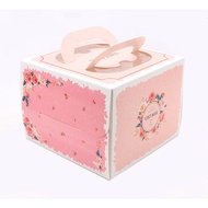 5 Inch Cake Box 10pcs (With Bottom Tray) Please See Instructions