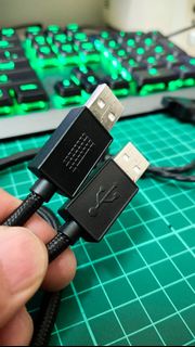 二手羅技G413、G512機械鍵盤編織傳輸線材(原廠鍵盤拆下)