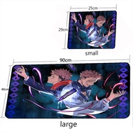 แผ่นรองเมาส์ Gojo Satoru Gamer อุปกรณ์เกมอะนิเมะขนาดใหญ่ แผ่นรองเมาส์หลายขนาด Jujutsu Kaisen แผ่นรอง