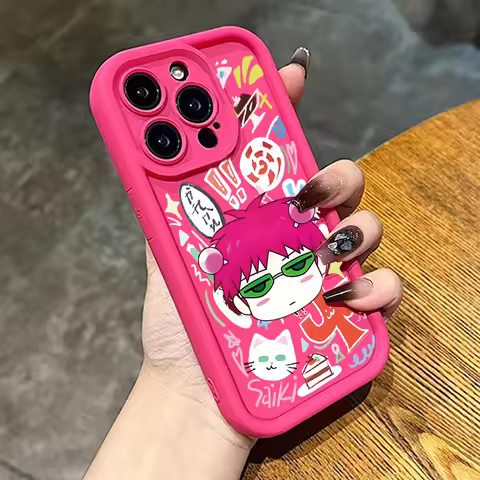 Silica Gel Cute Kitty Boy Phone Case For iPhone 16e 16 15 14 13 12 11 Pro Max XS XR 7 8Plus Shockpro
