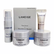 Laneige Time Freeze Trial Kit (4 Items) Skin Care Set Lift And Reduce Wrinkles.