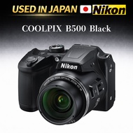 Pre-loved Nikon COOLPIX B500 Black Digital Camera 16MP 40x Zoom #