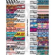 Sticker Helmet MS88 / Sticker MS88 Premium Quality Custom New Design Motor Sticker