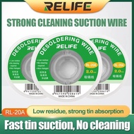 RELIFE RL-20A Tin Removal Soldering Wire Length 80 Cm. 2.0 Mm. For Welding And Repair Work PCB