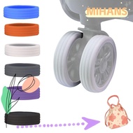 MIH 4/8 Pieces/Set Luggage Casters, Silicone Luggage Wheel Protectors, Reduce Wheel Wear Reduce Noise Luggage Parts Caster Covers