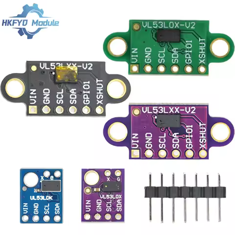 VL53L0X Time-of-Flight (ToF) Laser Ranging Sensor Breakout 940nm GY-VL53L0XV2 Laser Distance Module 