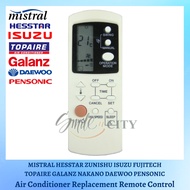 【𝐑𝐞𝐚𝐝𝐲 𝐒𝐭𝐨𝐜𝐤】 AIR CONDITIONING REMOTE CONTROL for MISTRAL HESSTAR ZUNISHU ISUZE FUJITECH TOPAIRE GALANZ NAKANO DAEWOO