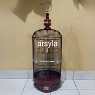 sangkar burung lovebird oriq jaya fullset ruji dragon