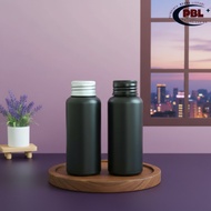 60ml HDPE BLACK SCREW BOTTLE 60ml BOTTLE/ 60ml PLASTIC BOTTLE ALUMINUM NECK SCREW CAP/ 24