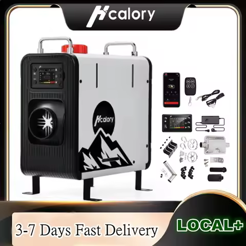 Hcalory HBS2 Car Parking Heater 8KW 2025 Upgrade 12V 24V Diesel Heater HC2-H with Automatic Start an