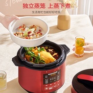 S-T💗Midea Smart Electric Pressure Cooker5LDouble Liner Multi-Function One-Click Fresh Household Electric Pressure Cooker