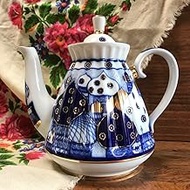 cathedral onion dome teapot imperial porcelain lomonosov