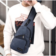 🇲🇾 ARYANI Ready Stock Men Chest Bag Canvas Cross Body Bag Travel bag Shoulder Bag Beg Lelaki Murah C