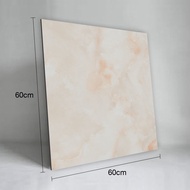 40PCS กระเบื้องยาง 60X60cm กระเบื้องยางลายหินอ่อน PVCปูพื้ กันรอยขีดข่วนและทนทาน ปูพื้นห้องนอน กระเบ