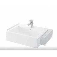 TOTO semi recessed basin