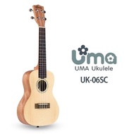 Uma Concert Ukulele UK06SC Top Solid Ukulele