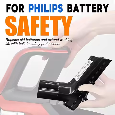 25.2V Replacement Battery For Philips SpeedPro Max Cordless Vacuum 9800mAh Series Aqua Plus XC7057/0