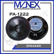 Manex PA-1222 12" 200 watts 8 ohms Instrumental Speaker No Screen Sold per pc