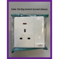 Valle 13A Big Switch Socket （Neon)