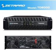 Power Amplifier 2 Channel Zetapro TD2 TD 2 TD-2 class TD Orinal