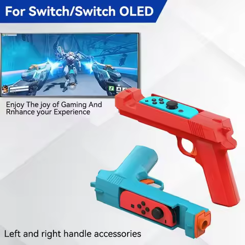 For NS Switch/Switch OLED Shooter Hunting Games Gun Controller Compatible For Switch/Switch OLED Lef