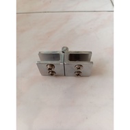Straight Glass Cabinet Clamp Hinge 180*
