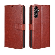 Flip Case For Samsung Galaxy M14 5G Case PU Leather Wallet Stand Phone Case For Samsung M14 5G Casing Cover