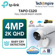 TP-Link CCTV 4MP/2K Baby Camera Tapo C120 AI CCTV WIFI & Wireless IP Camera with Smart AI IP66 Weath