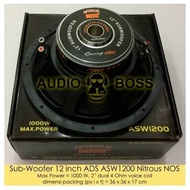 ^ Speaker Subwoofer 12 inch ADS ASW1200 NITROUS NOS 12inch ADS nitrous