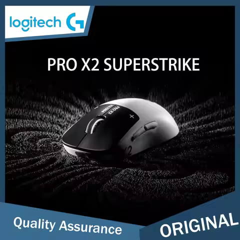 Logitech PRO X2 SUPERSTRIKE Wireless Gaming Mouse LightSpeed Gaming Adjustable Trigger and Reset Poi
