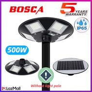 BOSCA 5 Years Warranty 500W  / 800W Solar Garden Light Solar Street Light Outdoor Solar Light  With 