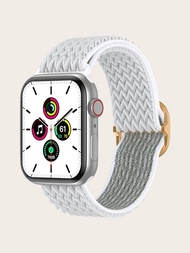 Correa de reloj compatible con Apple Watch tejido nailon