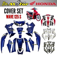 HONDA WAVE 125 S WAVE125S COVERSET COVER SET BODY CAVER KAVER BODY SET COMPLETE BLACK RED GREY BLUE