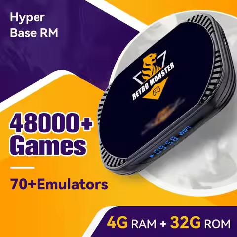 Retro Video Game Console with 48000+ Retro Games Amlogic S905X4 Gaming Box For PS1/PSP/N64/DC/SS/MAM