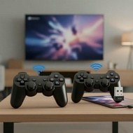 2 Set 2.4GHz Wireless USB Joystick Gamepad No Input Lag for PC, Android TV Box, Game Box 2 Set 2.4GH