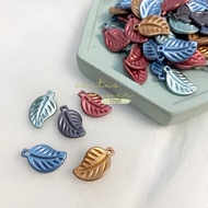 Metallic Leaf Beads