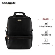 Samsonite（Samsonite）Women's Backpack Lightweight Backpack Commute15.6Inch Computer Bag Schoolbag QLFP