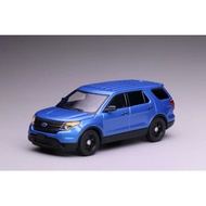 1:64 596 Blue Explorer SUV Sports Model Diecast Metal Car New Collection
