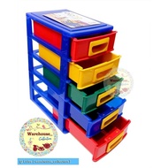 MINI DRAWER CONTAINER SMALL (S) 5 LAYERS / MULTIPURPOSE STORAGE BOX / ALPHA S5 DRAWER drawer BOX - C