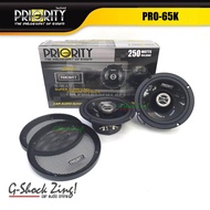 PRIORITY เครื่องเสียงรถยนต์/ดอกลำโพง/ลำโพงแกนร่วม 6.5 นิ้ว 2WAY แบบ 2 ทางกำลังขับ 250Watts.PRIORITY