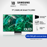 Samsung 77" S95C OLED Smart TV (2023), 4 Ticks
