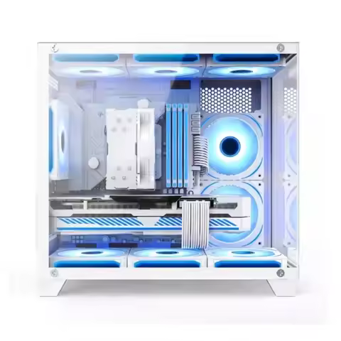 Computer Full Set R5 7500F/RX 7650GRE/32GB RAM/1TB SSD Home Office Gaming Pc Desktop Computer Gamers