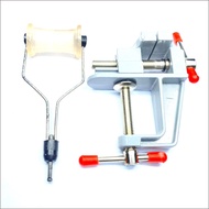 1 Set of Assist Tools Bobbin Vise, Hook Fastener, Fishing Hook Clamp