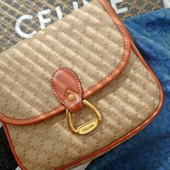 中古包 CELINE 米花帶塵袋豆腐包小方包斜揹包斜挎包相機包單肩包