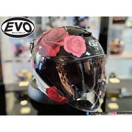 Evo RS9 Roses  Helmet (Free Color Visor)