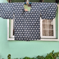 Kimono Haori Blue Japanese Vintage