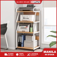 Magic Home Office Stand Storage Rack Floor Printer Rack Shelf With wheel Movable PC case Computer Rack Printer files organisers