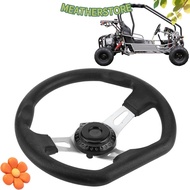 KEATHS Buggy Racing Steering Wheel, 270mm/10.63in Diameter Quick Release Hub Go Kart Steering Wheel,
