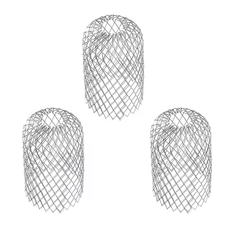 3 Pcs Aluminum Downspout Expandable Gutter Guard Strainer Mesh Net Reusable Anti Rust Lightweight Ea